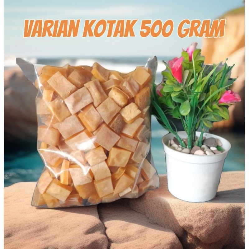 

Sega Tungtung Krecek/Krupuk Rambak Kulit Sapi Mekar Maksimal Varian Kotak 500 Gram