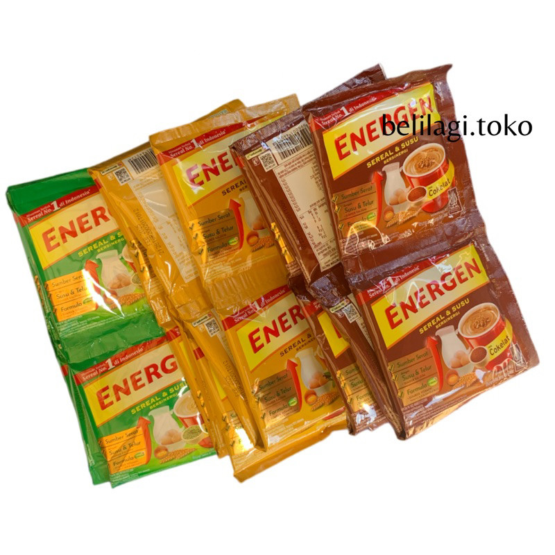 

Sega Tungtung Energen Sachet K. Hijau Vanila Cokelat