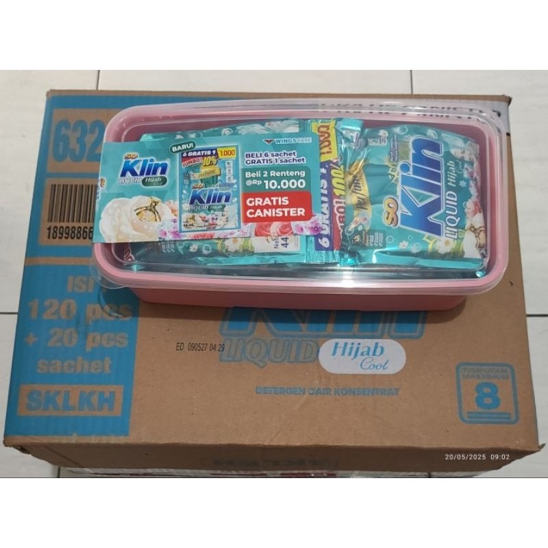 SoKlin Liquid / Detergent Cair Sachet Jumbo (1karton / 1dus)