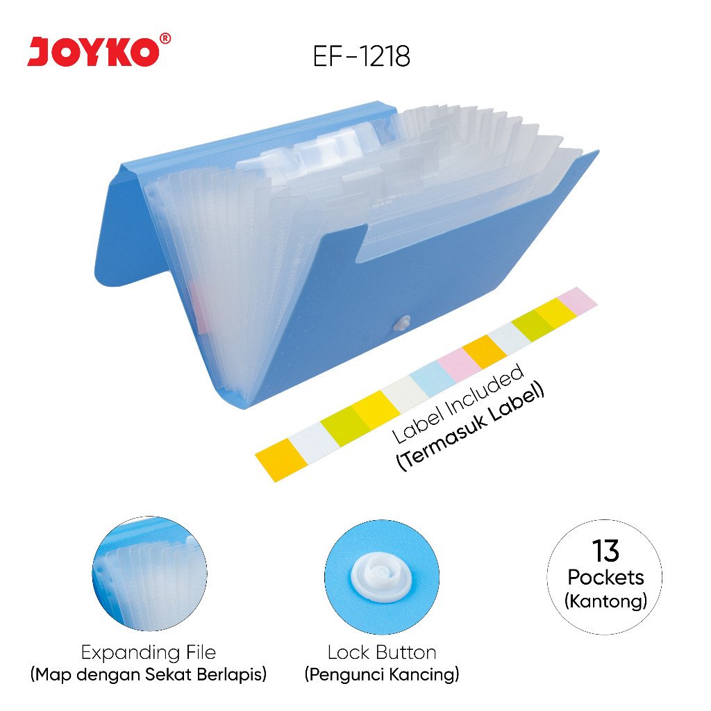 

EXPANDING FILE MAP HARMONIKA JOYKO EF-1218 GIRO 13 POCKET
