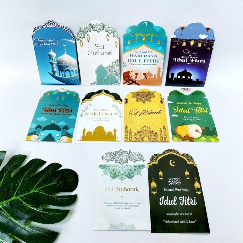 

1 PACK (ISI 50 PCS) AMPLOP LEBARAN 2025, AMPLOP IDUL F