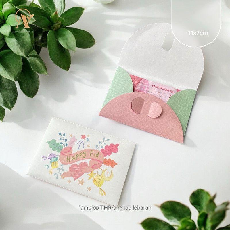 

ASHADEWI GAYATRI - 10PCS DALIA ENVELOPE XS THR SERIES / AMPLOP LEBARAN / AMPLOP THR
