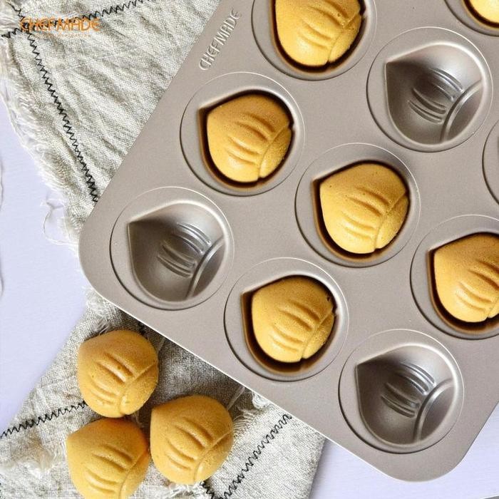 

Chefmade Chestnut Mini Cake Cookies Non Stick Pan Loyang Anti Lengket