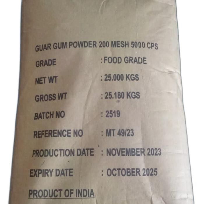 

Terlaris Tepung Guargum Guargam 25Kg Khusus Instant