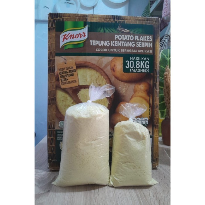 

Terlaris Knorr Potato Flakes / Tepung Kentang Repack 250Gr - 500Gr - 1Kg