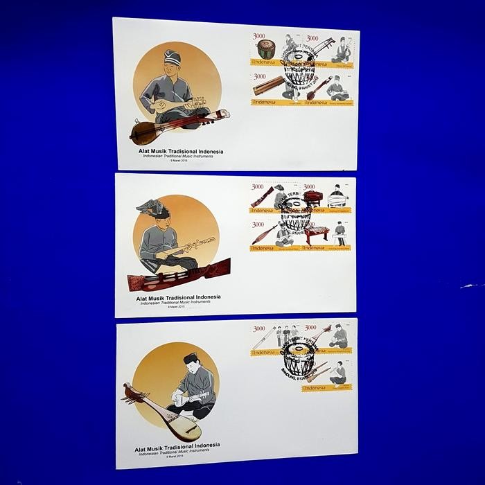 

TERLARIS Prangko MURAH/ISTIMEWA. ALAT MUSIK TRADISIONAL 2015. SHP (set 3 lbr) SALE