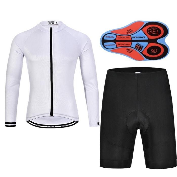 PREMIUM LAYOTO Jersey Bersepeda Wanita Lengan Panjang Wanita Lengan Panjang Bersepeda Jersey Set