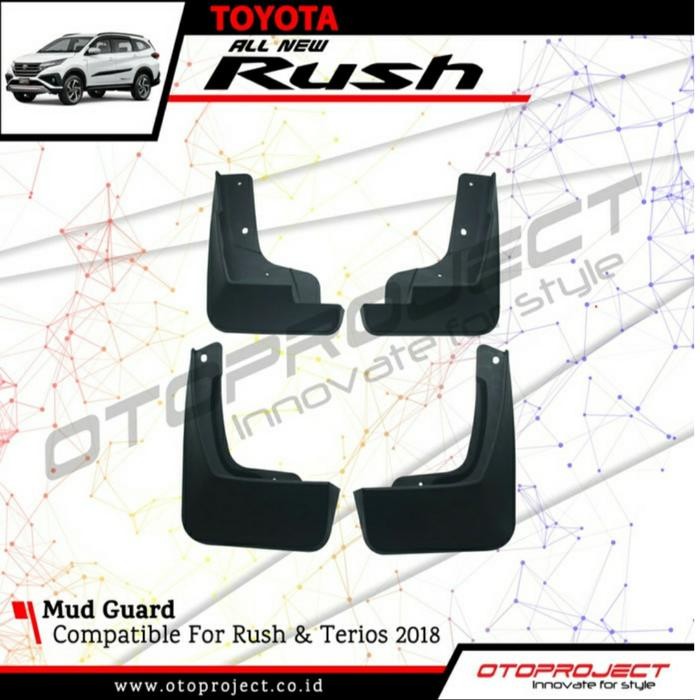 PREMIUM Mud Guard All New Rush Karpet Lumpur Mudguard All New Rush Otoproject