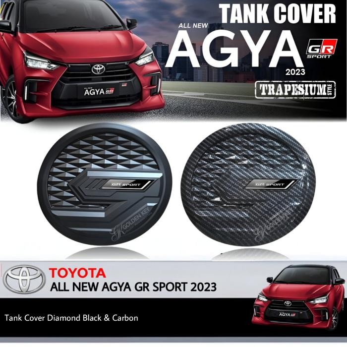 PREMIUM Paket Outer Handle Tank Cover Agya Ayla GR SPORT 2023 2024 2025 CARBON Hitam Doff Aksesoris
