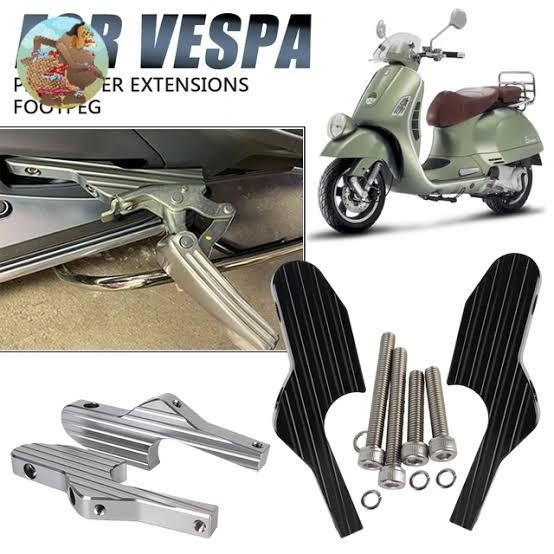 PREMIUM Extender Footstep Boncengan Vespa GTS 150/300 3v Iget GTV