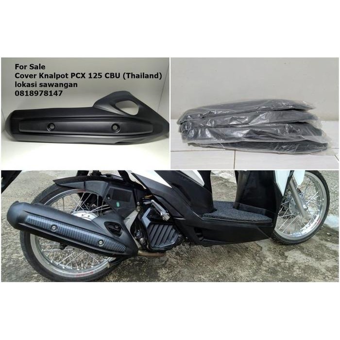 PREMIUM Cover Knalpot PCX 125 CBU