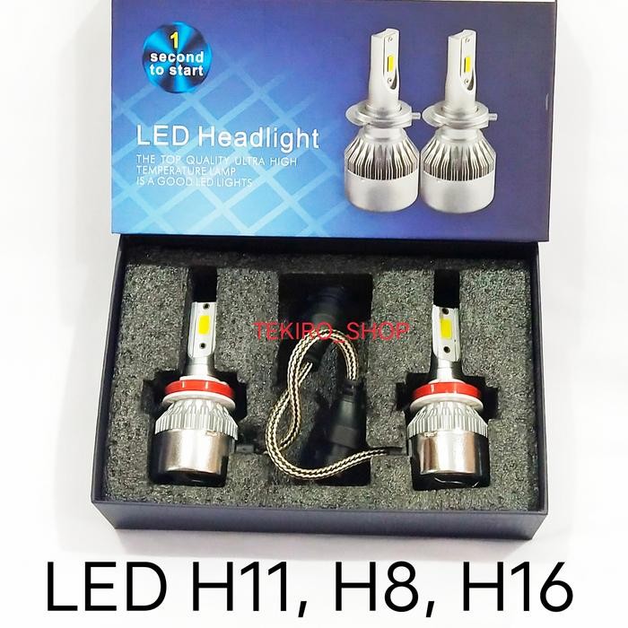 PREMIUM LAMPU FOGLAMP LED PUTIH H11 H16 AVANZA XENIA INNOVA 12 RUSH CALYA AGYA