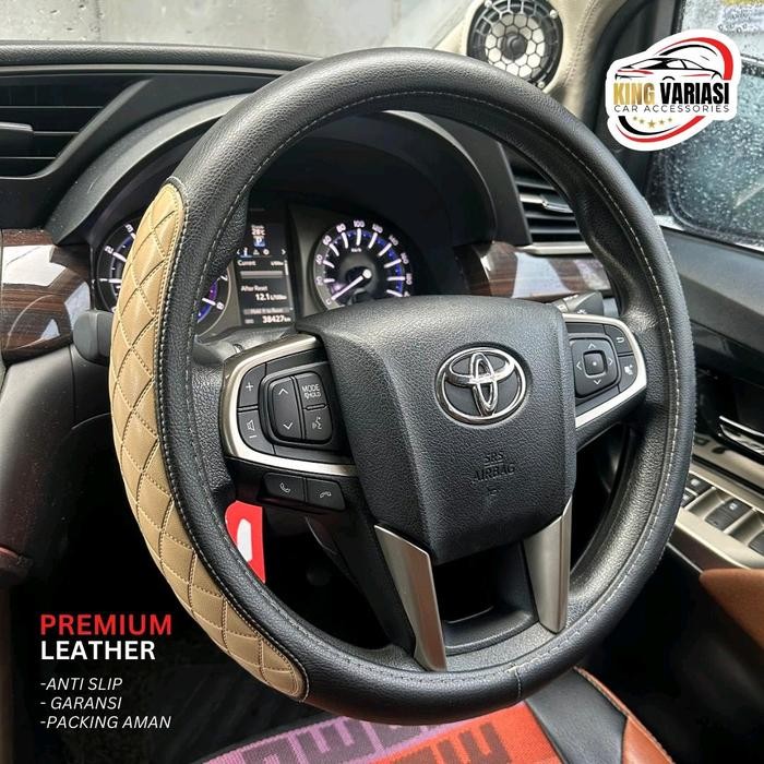 PREMIUM Sarung Stir Mobil DRD & JSD Ukuran S (37CM) Universal untuk Agya, Ayla, Avanza, Brio, Jazz &
