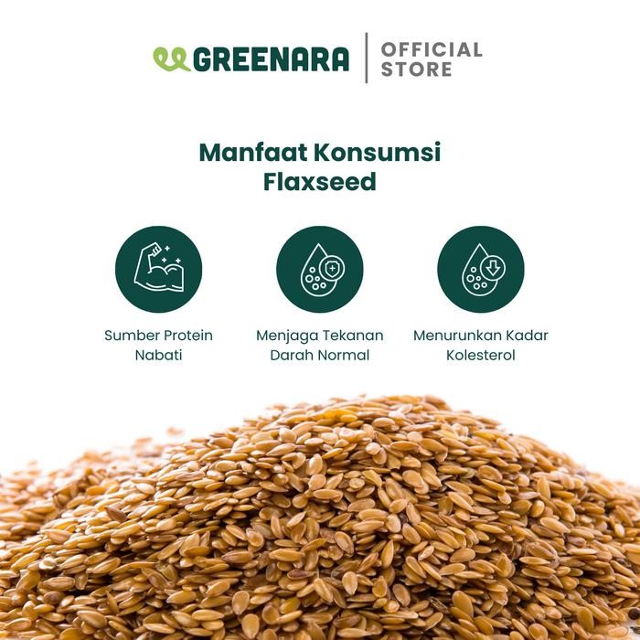 

G&C GREENARA BIJI RAMI EMAS 1 KG / GOLDEN FLAXSEED