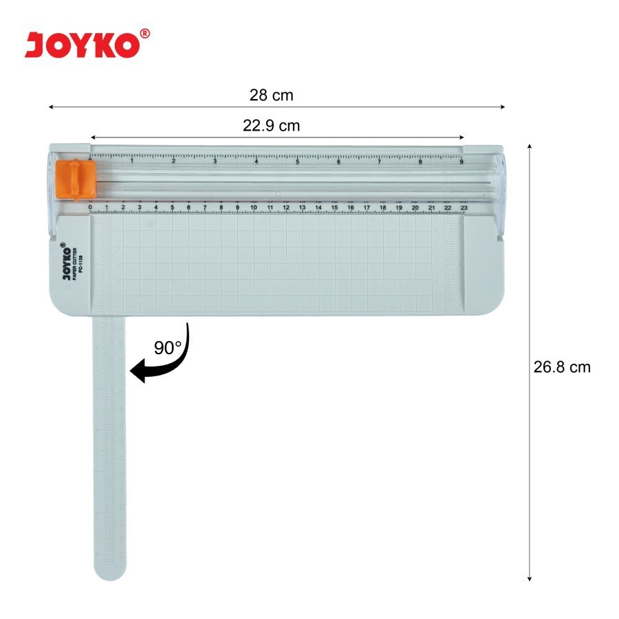 

Joyko Paper Cutter A5 / Pemotong Kertas A5 (PC-1128)