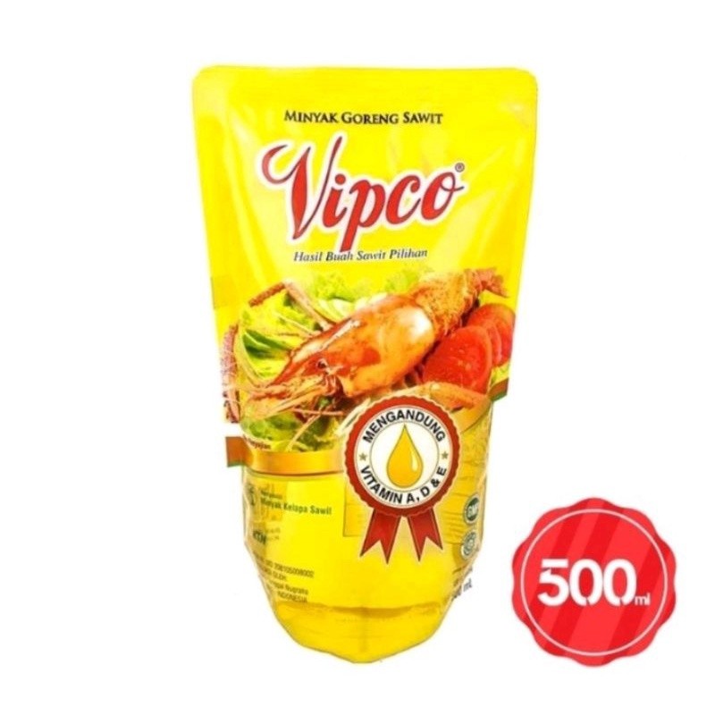 

MINYAK GORENG VIPCO 500 ML**