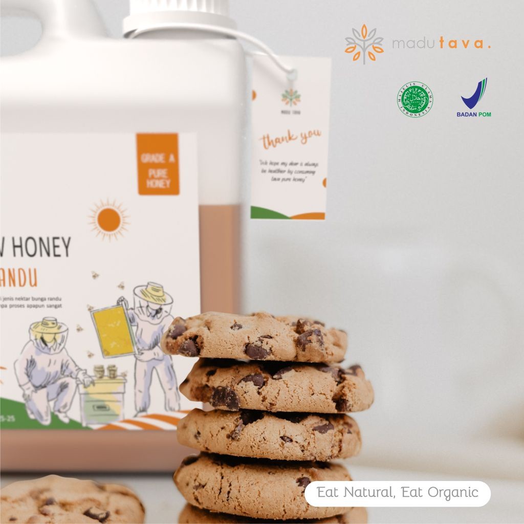 

Madu Asli Murni 1kg Tava Grade A Nektar Randu 100% Alami Pure Natural Raw Honey