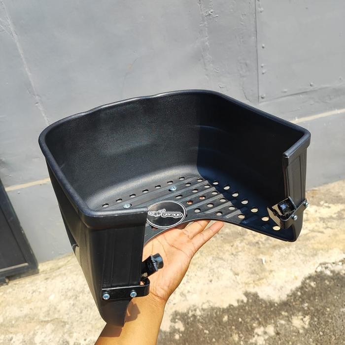 Keranjang Honda Supra x 125 DD R FULLSET Keranjang Bagasi Tengah Supra X 125 R PLASTIK Dobel Disk
