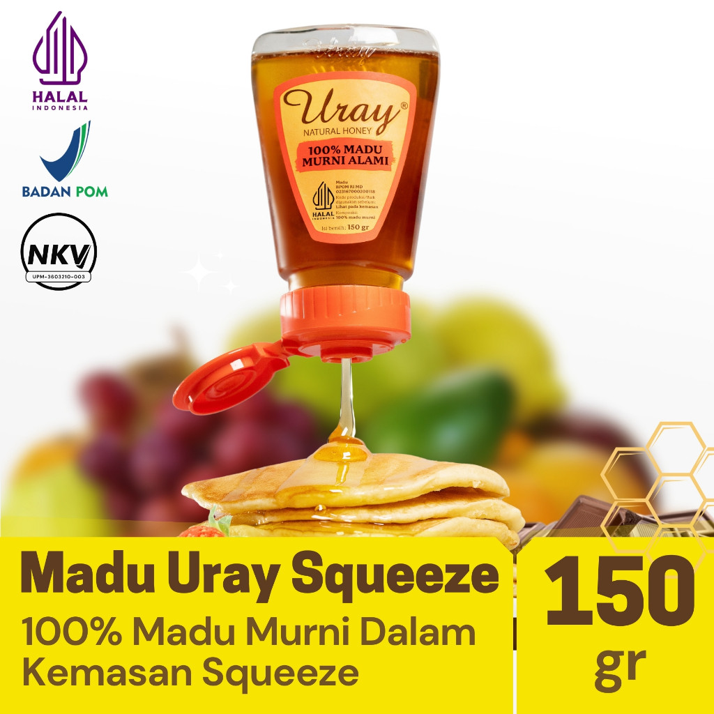 

Bundling 3 Pcs Madu Uray Squeeze - 100% Madu Murni 150GR