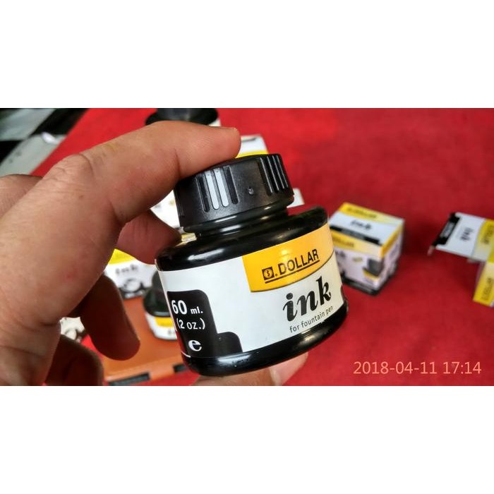 

Ready JT Promosi..Made In Pakistan.Tinta Botol Dollar Fountain Pen Ink 60 ML.