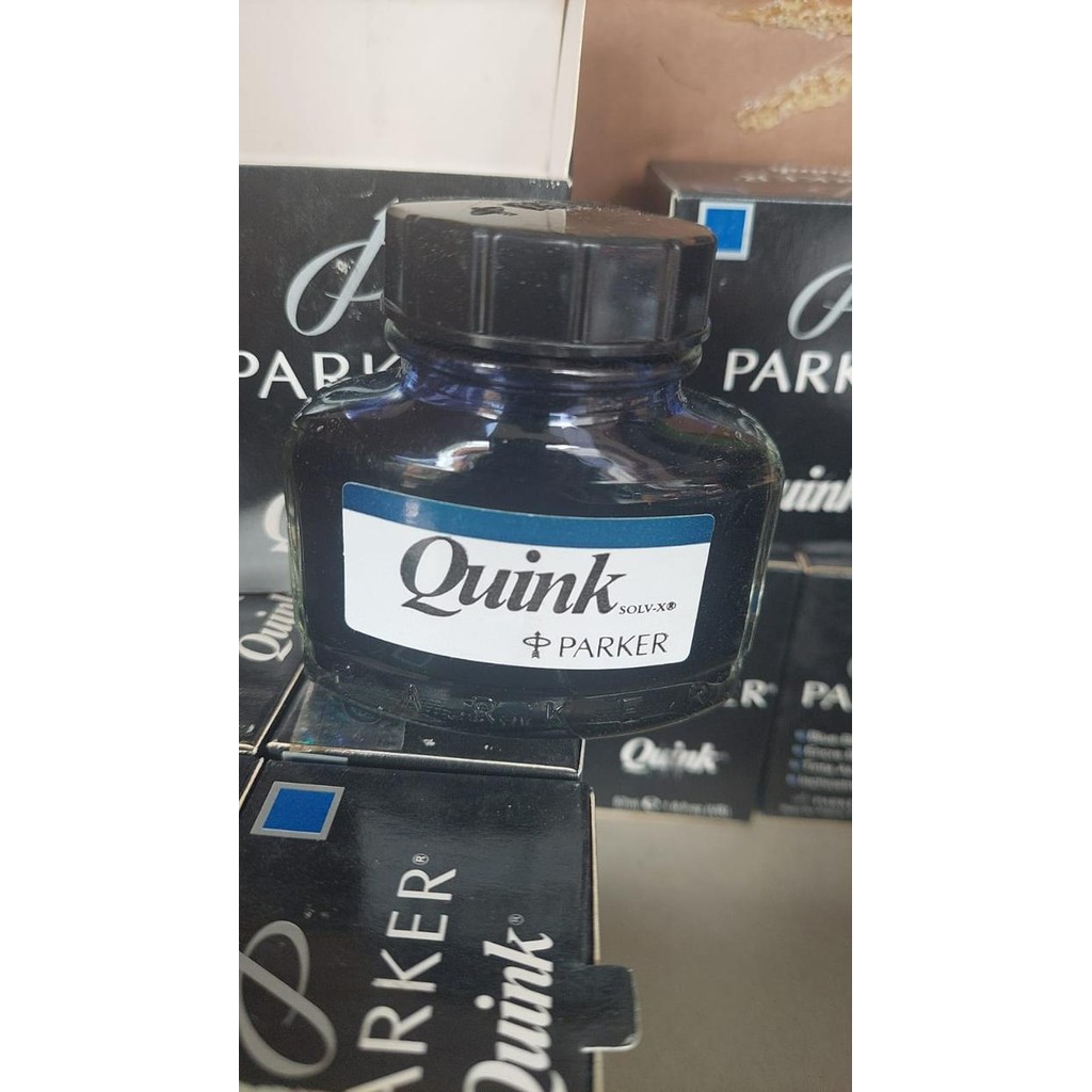 

Ready JT Parker Quink Ink Bottle Fountain Pen - Blue-Black