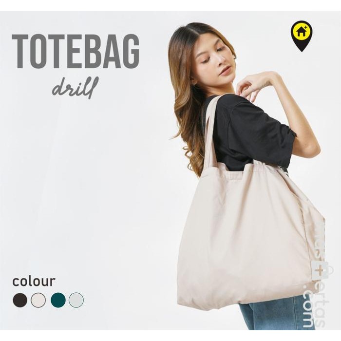 BEST SELLER Tas kain besar, Totebag wanita polos, Tas belanja besar, tas custom