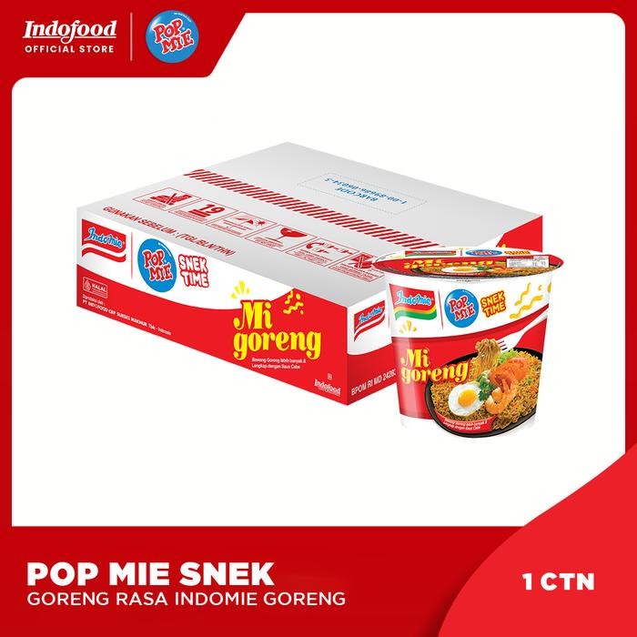 

Ctn - Pop Mie Snek Goreng Rasa Indomie Goreng 43 Gr
