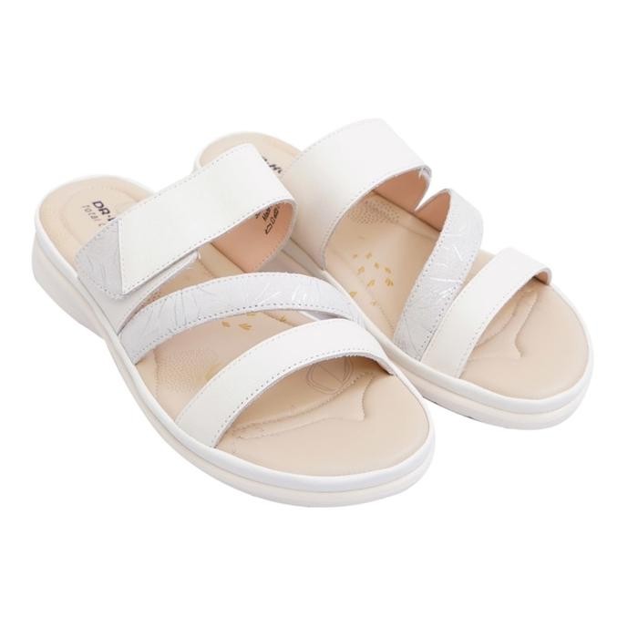 BEST SELLER Sandal casual kesehatan wanita DR KONG White s3001617