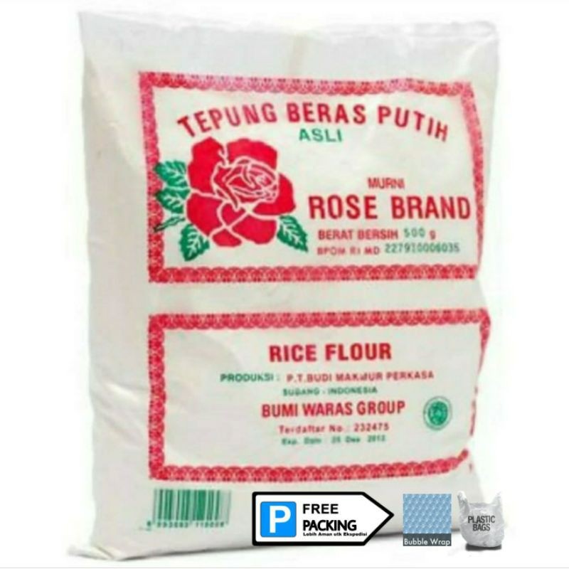 

Tepung Beras Rose Brand 500gr SATUAN Best Seller Ready