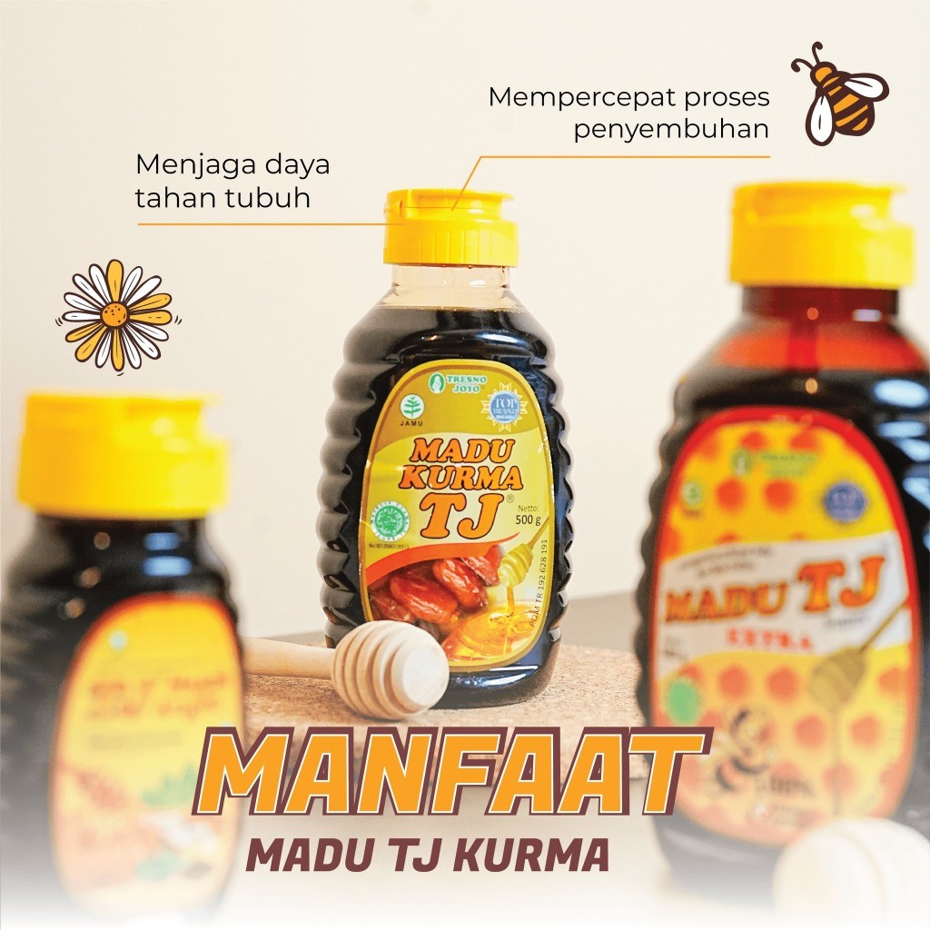 

Madu Tj Series Madu Murni Asli Extra Super Joybee Grow Jahe Mint TJ Sari Kurma Ledi