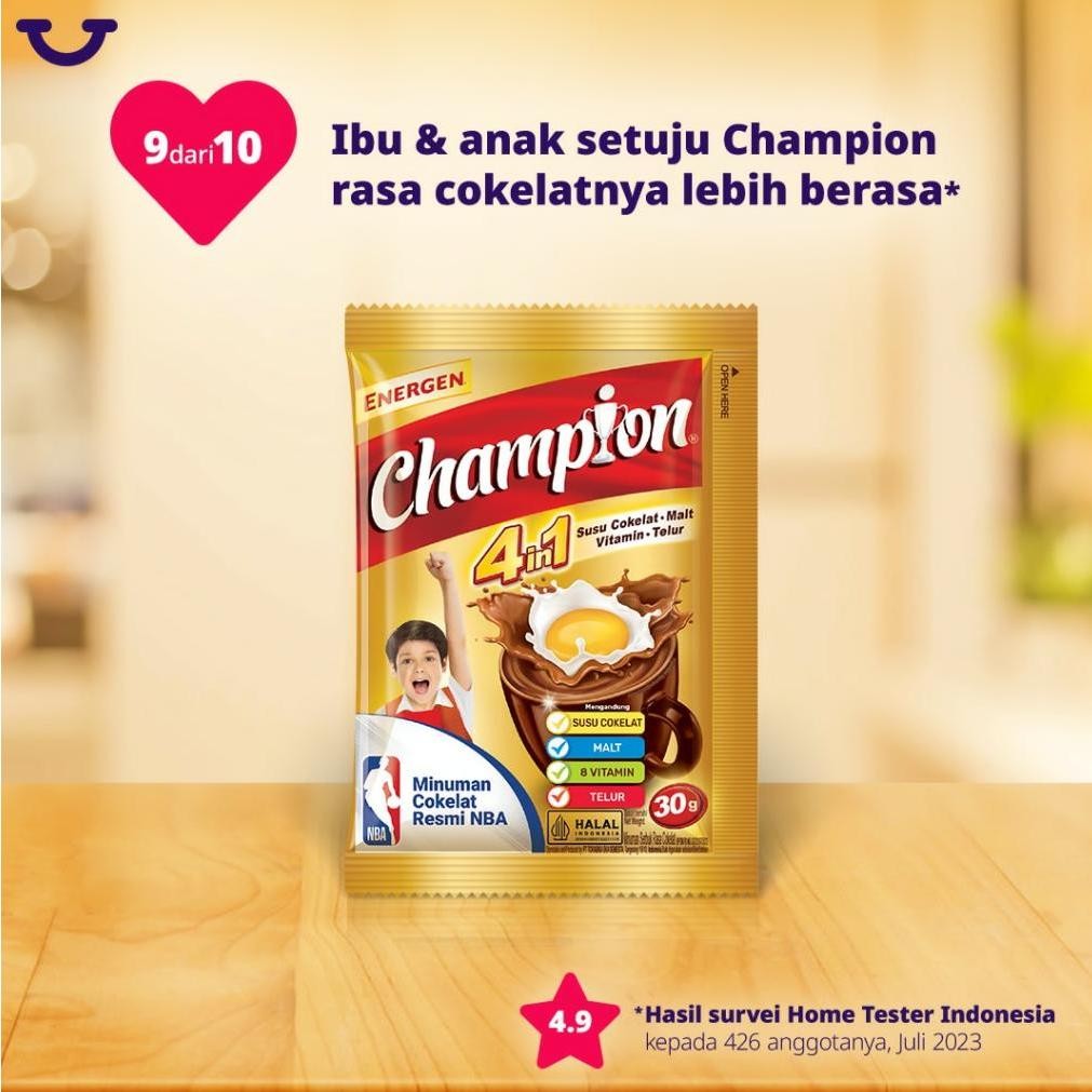 

(BFS) Mayora Energen Sereal Susu Berenergi Cereal Vanila Cokelat Kacang Hijau Kurma Jahe Jagung 34gr