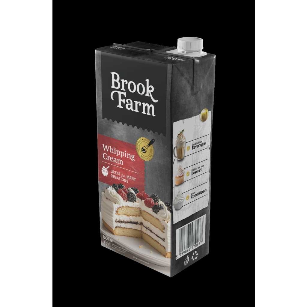 

BROOKFARM WHIPPING CREAM 1LITER/WHIP KRIM 1 LTR