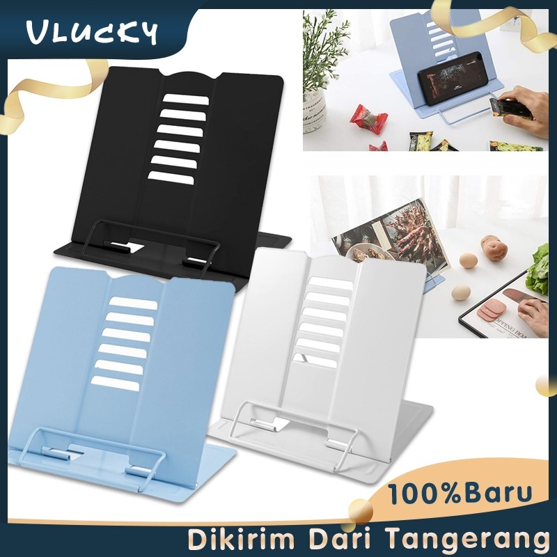 

Meriyah Storee - Alat Baca Pegangan Buku Berdiri Book Stand Reading Holder Adjustable
