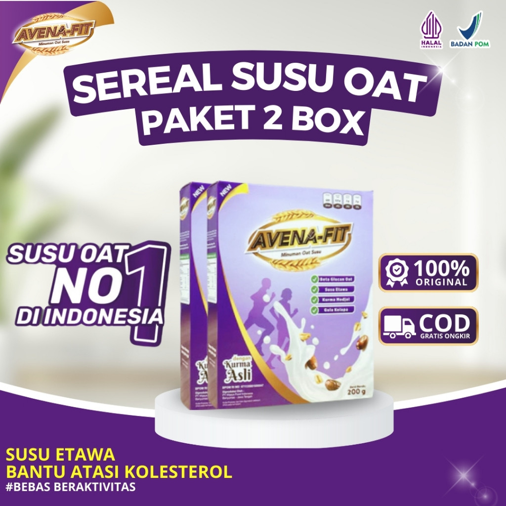 

Avenafit - Sereal Oat Atasi Kolesterol dan Diabetes BPOM 100% Original