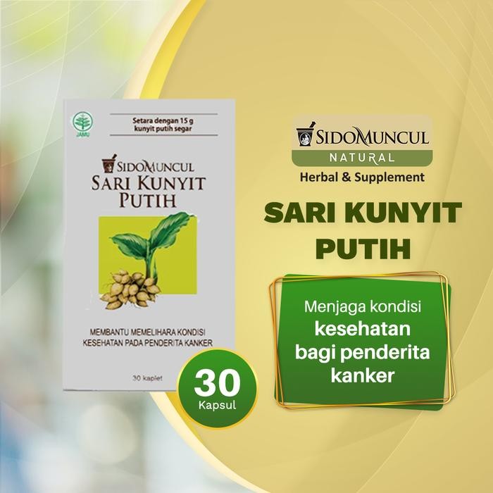 

Terlaris Sido Muncul Natural Sari Kunyit Putih 30 Kapsul