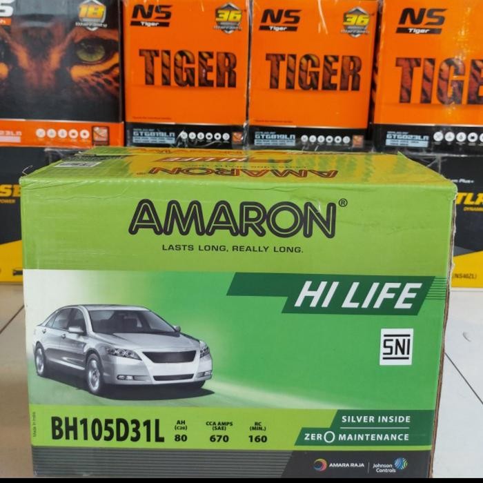 Aki Pajero/ Aki Landcruiser/ Amaron Hilife 105D31L / Pengganti N70Zl