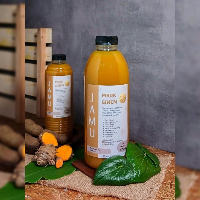 

Terlaris Jamu Mbok Ginem 1000Ml Kunyit Asem Kunyit Asem Sirih