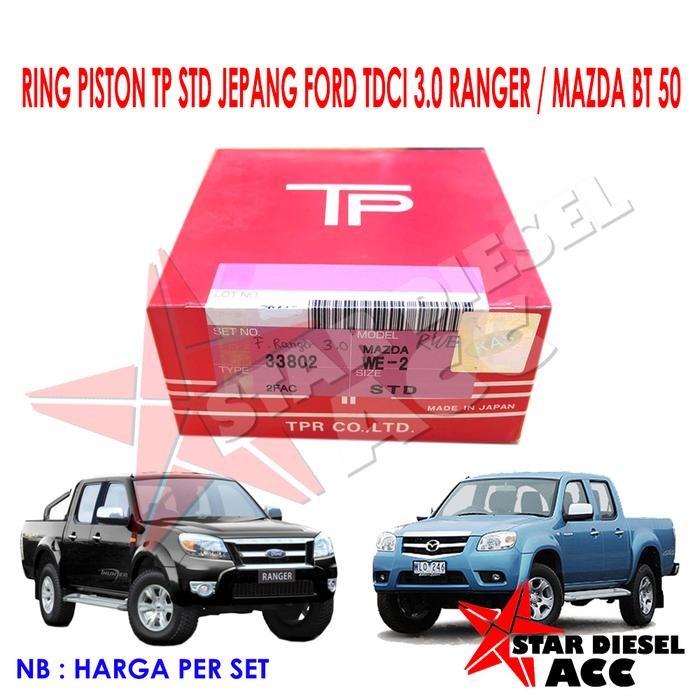 Ring Piston Ranger Tdci Tp Std Asli Tp Jepang Ring Piston Ford Ranger