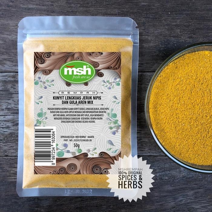 

Terlaris Kunyit, Lengkuas, Jeruk Nipis Dan Gula Aren Mix