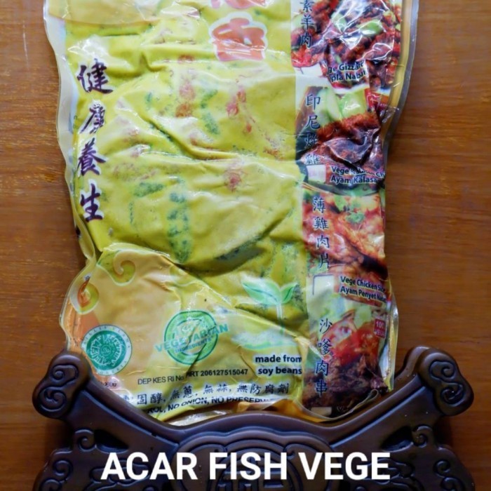 

Terlaris Tian En Xiang Acar Fish Vegan 450 Gr / Ikan Kunyit Vegetarian