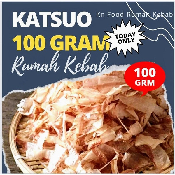 

Ikan Katsuobushi 100 gr ikan serut tabur Taburan Takoyaki Okonomiyaki