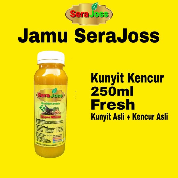

Terlaris Jamu Kunyit Kencur Serajoss 250Ml
