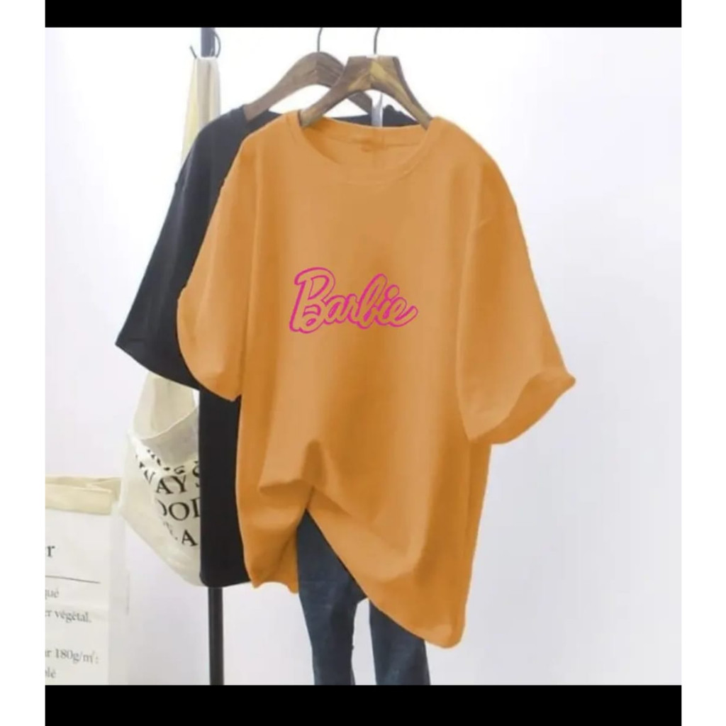 Pola Mewah Kaos Oversize Barbie / Kaos Distro Wanita/ Kaos Streetwear Oversize / Baju Kaos Distro /