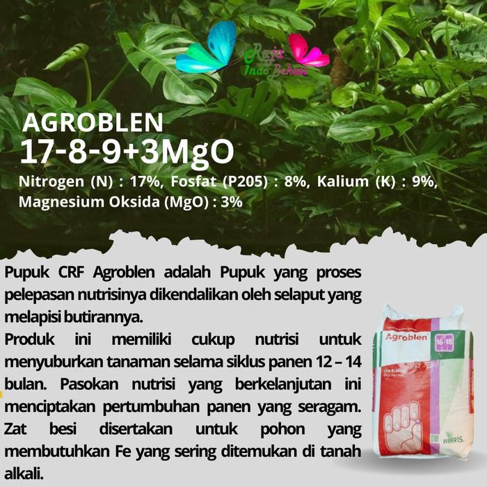 Nirwana Gardenss Pupuk Agroblen 17-8-9+3Mgo 500 Gram - Dekastar Agroblend 1789 17 8 9