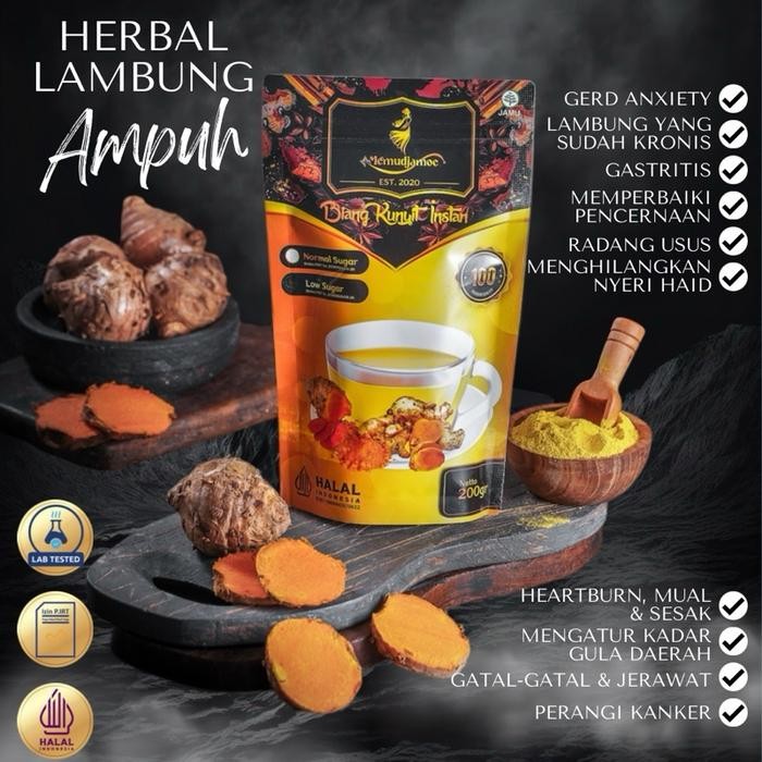 

Terlaris Biang Kunyit Bubuk (Less Sugar) Gerd Asam Lambung Tukak Lambung