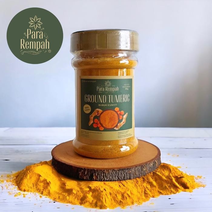 

Terlaris Kunyit Bubuk / Tumeric Ground / Bumbu Dapur Premium - Para Rempah Organic Organic Organic
