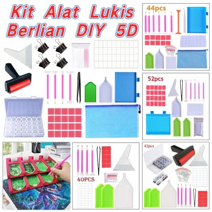 

Kit Alat Lukis Berlian DIY 5D/Alat Lukis Mosaik Set Kreatif DIY
