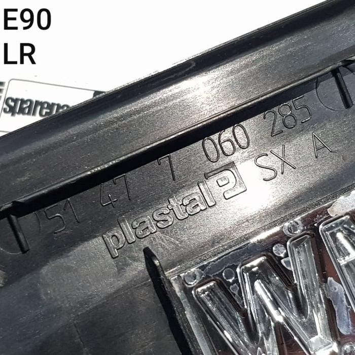 Doorsill Plate Kiri Belakang Bmw 320I E90 E90 Lci Thn 05-12 Bekas