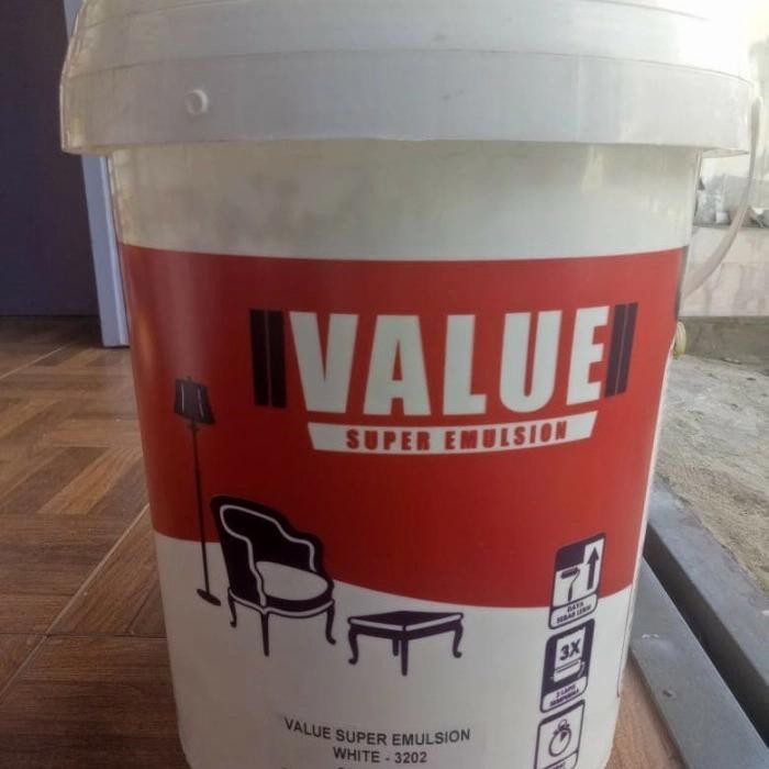 JTTOP" CAT TEMBOK INTERIOR ASIAN PAINT APKO VALUE SUPER WHITE / PUTIH 25KG