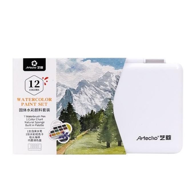 

OHSOME ARTHECO Set Cat Air Alat Gambar Lukis Kreatifitas Dewasa Anak DIY 12 24 36 Warna